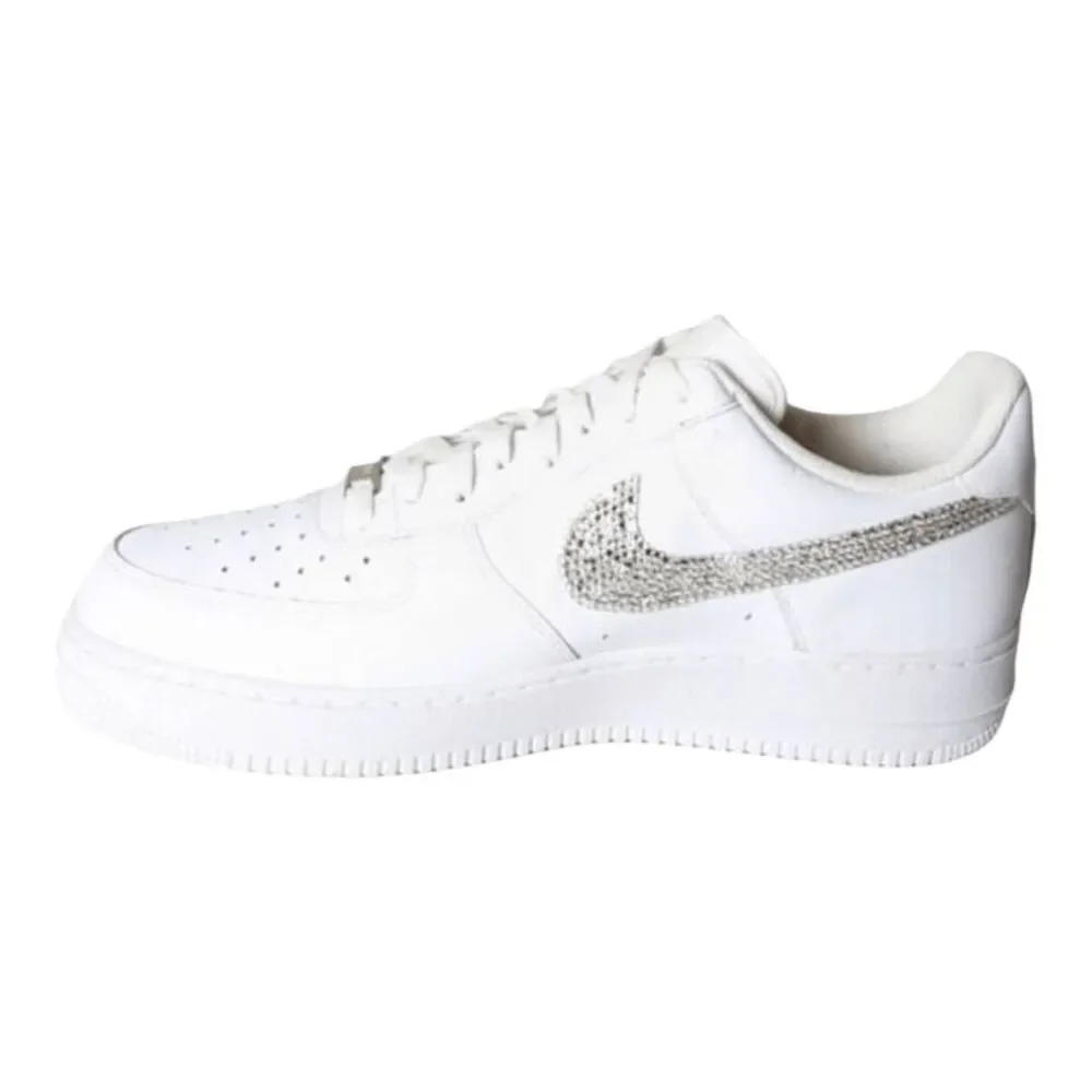 NIKE Air Force 1 Low Customised 'Swarovski' Sneakers Size 12